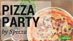 Have a Pizza Party with Spizza, order now on CaterSpot, your one stop platform for catering 