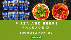 Order Spizza's Pizza and Beers Package D on CaterSpot