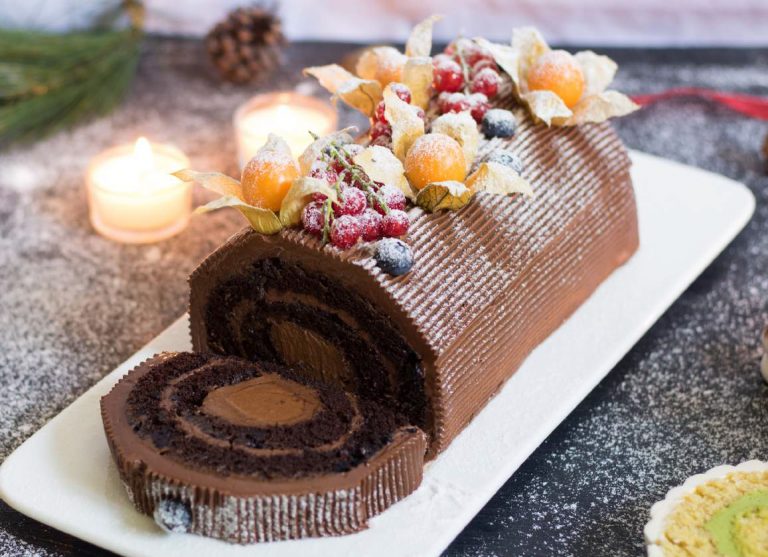 Chocolate Flourless Log Cake_preview The Feed powered by CaterSpot