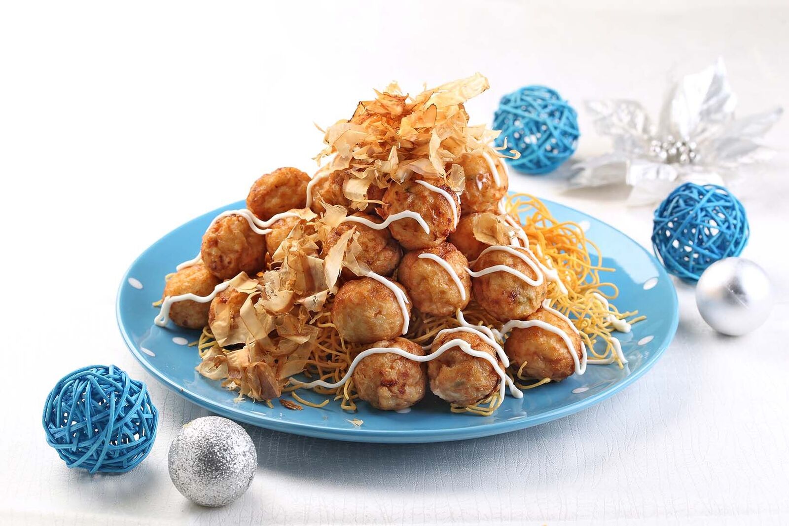 Takoyaki Balls topped with Bonito Flakes_preview The Feed powered by CaterSpot